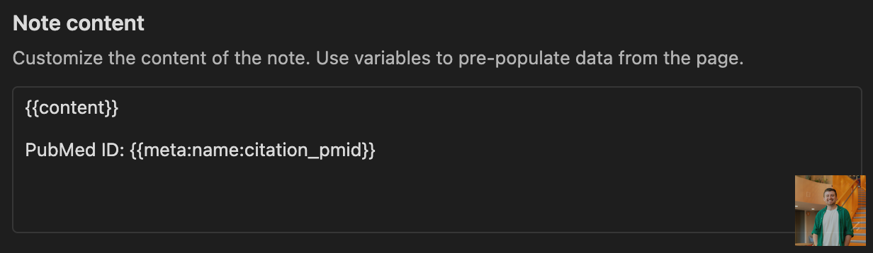 PubMed Content Example